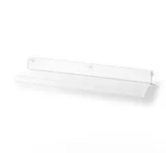 MUJI 無印良品 壁に付けられるアクリルディスプレイ　コの字型