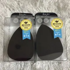 【新品】&be ブラックスポンジ メイクスポンジ 2個セットのサムネイル