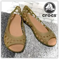 crocs クロックス アドリナ フラット サンダル W7 23㎝のサムネイル