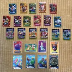 スーパーマリオ カード　25枚セット カードケース付き