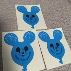 P*o様 東京ディズニーリゾート ミッキーバルーン ステッカー 3枚セット