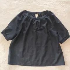 ★クローゼットストーリー closet story ブラウス 半袖 オフィス 紺