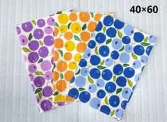 ハンドメイド　ランチョンマット　３枚セット/　果実柄m5
