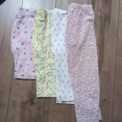 ユニクロベビー　パンツ　花柄パンツ　レギンスセット　レギンス　100 女の子