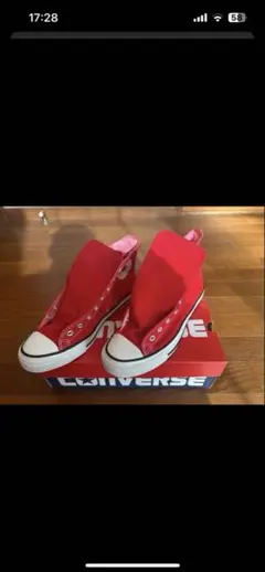 コンバースall starレッドネイビー二足まとめ売り
