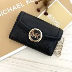 新品 MICHAEL KORS マイケルコース キーケース ブラック