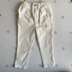 petit main ホワイトロングパンツ