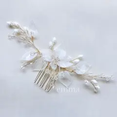 髪飾り　結婚式　成人式　卒業式　浴衣　ヘアアクセサリー　ヘッドドレス　ヘアコーム