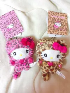 サンリオ キティ ギャルネコ マスコットキーホルダー 2個セット