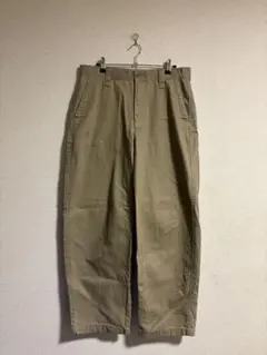 UNIQLO U ベージュ チノパン ワイド