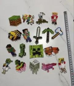 マインクラフト ワッペン 18枚セット
