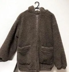 ブラウン ボアジャケット