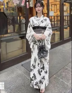 新品 Eaphi 浴衣 BOTANICAL MOTIF YUKATA 2点セット - メルカリ