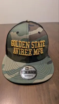 AVIREX 9FIFTY カモフラージュキャップ　ニューエラ