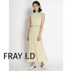 FRAY I.D リブニットワンピース