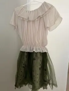 11★アクシーズ　ツーピース　ワンピース　2点セット