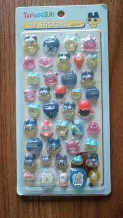 たまごっちボンボンドロップシール　3Dステッカーシール