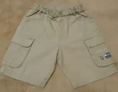 ファミリア ベージュ 電車刺繍 ショートパンツ サイズ90
