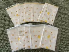 かんぽ生命ノベルティ ガーゼハンカチ10枚まとめ売り