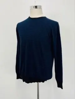 UNITED ARROWS⭐︎春夏爽やか⭐︎ボーダー柄長袖カットソーL【中古】C64