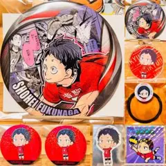 135【新品】ハイキュー 福永 招平 缶バッジ 非売品