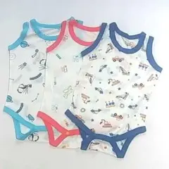 ファイバードライ メッシュ タンクトップ 70 ボディスーツ ロンパ 肌着