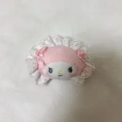 サンリオ ホワイトフリルデザインシリーズ シークレットヘアクリップ マイメロディ