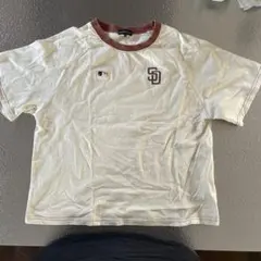 グリーンレーベルリラクシング　MLB Tシャツ クリーム色のサムネイル