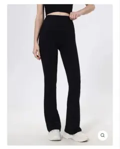 ハイウェスト　フレアレギンス　ヨガパンツM