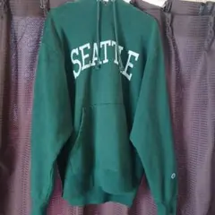 Champion パーカー SEATTLE 緑 グリーン Mサイズ