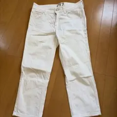 C17 ホワイトデニムパンツ Lサイズ