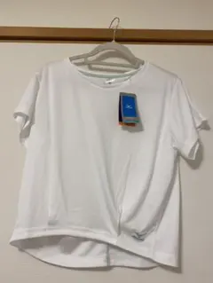 ミズノ レディース 半袖Tシャツ M 白 吸汗速乾 UVカット 新品タグ付きのサムネイル