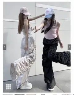GRL サイドギャザーワイドパンツ 新品未使用