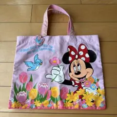 ミニーマウス トートバッグ キッズ 女の子 ピンク キャンバス ディズニー