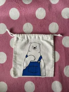 クマのイラスト巾着袋