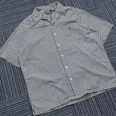 90s ポロラルフローレン caldwell ギムガムチェック 開襟 半袖シャツ
