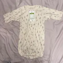 花柄ツーウェイ・ドレスオール クリーム色