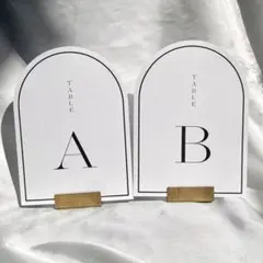 テーブルナンバー　テーブルサイン　ゲスト　kgd　結婚式 ウェディング