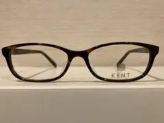 人気ナロー天地鯖江アイヴァン製KENTウエリントン眼鏡 53サイズ デミブラウン