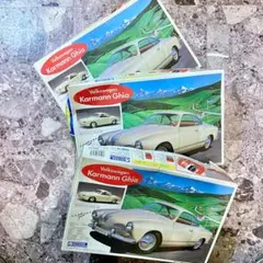 【3台セット】 カルマン・ギア プラモデル 1/24 Karmann Ghiaのサムネイル