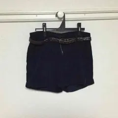 ショートパンツ ベルト付き