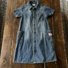 Breeze デニム 半袖ワンピース