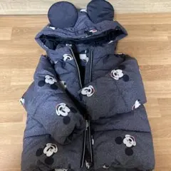 H&M ミッキー　耳付きジャケット 12-18M 90 アウター　ディズニー
