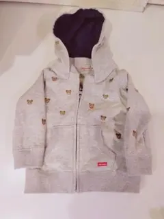 MIKI HOUSE フード付きトレーナー 90