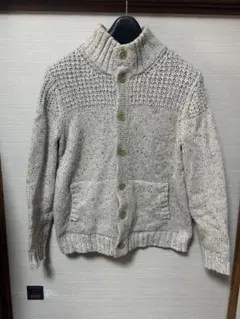 ユニクロ　ニットカーディガン Lサイズ　ベージュ