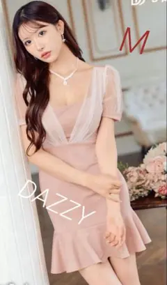 ディジー、キャバ、ラウンジ、パーティ、デート♡フリル付きワンピ