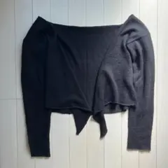 Chacott ウォームアップ ニットフリーサイズ　黒