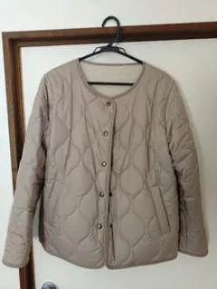 ikka 2WAY ボアキルトブルゾン