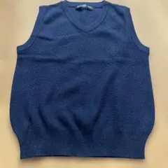 ネイビー Vネック ベスト キッズ