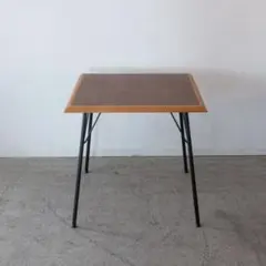 ワークデスク 90cm ウォールナット リノリウム天板 ナガノインテリア
